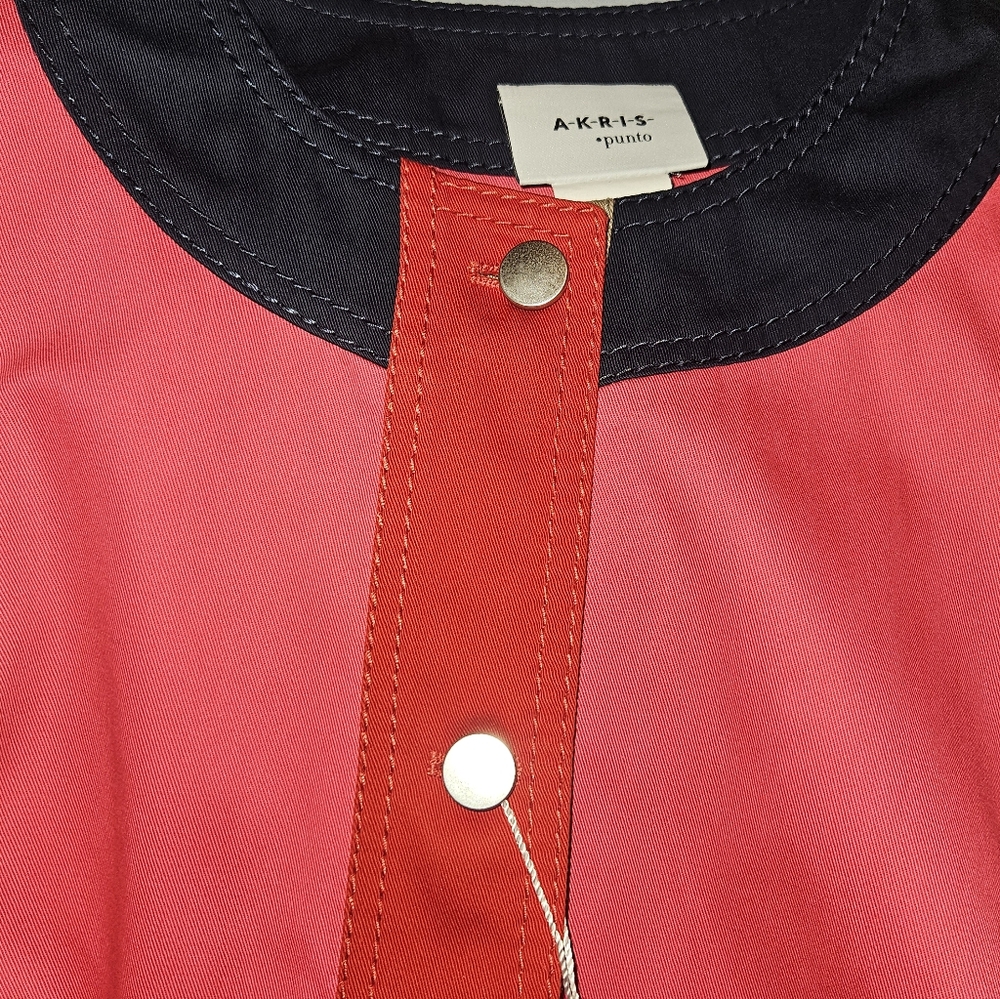 Akris Punto Boxy Cotton Gabardine Jacket Pink Size 14 New - Picture 4 of 8
